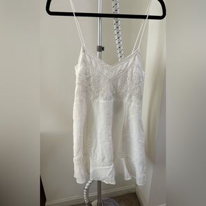 Zara white sundress. NWT. Size Medium.